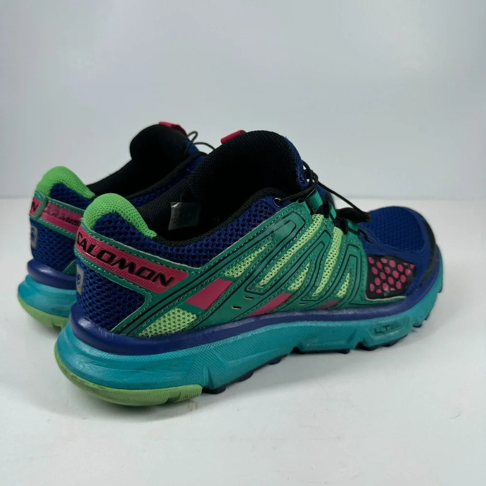 Salomon XR Mission 1 Women's US 8.5 Blue Hiking Trail Running Sneakers 369533